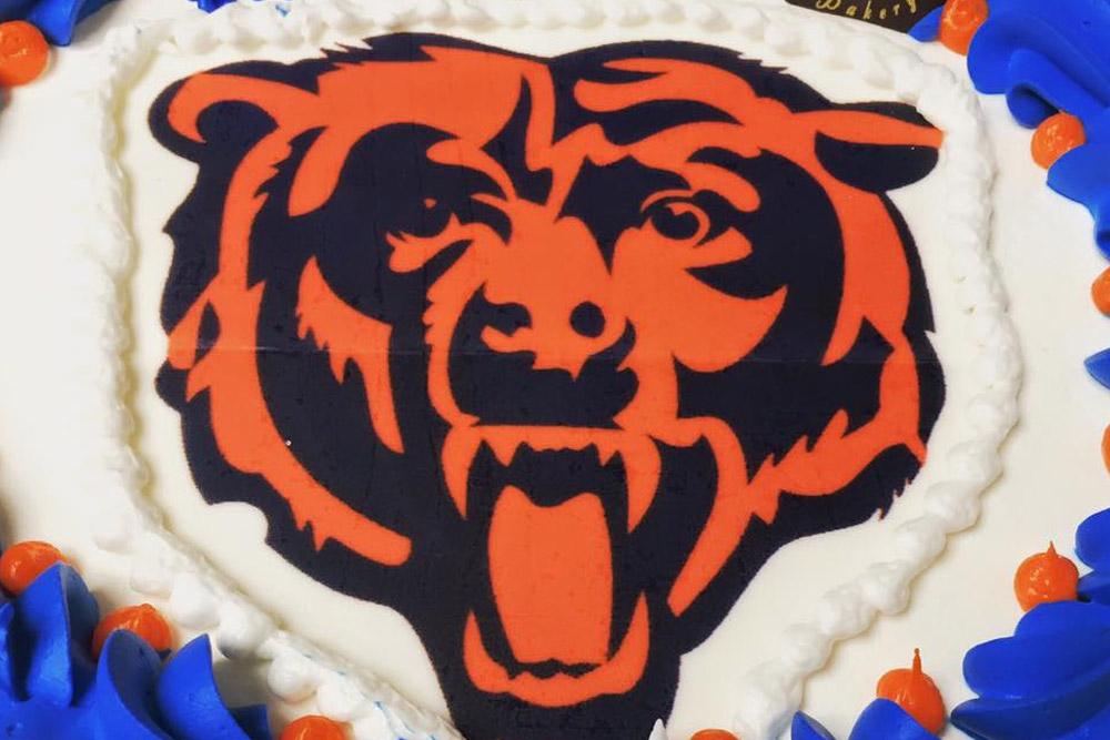 Chicago Bears cake