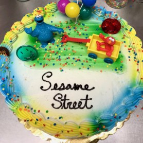 Sesame Street birthday cake