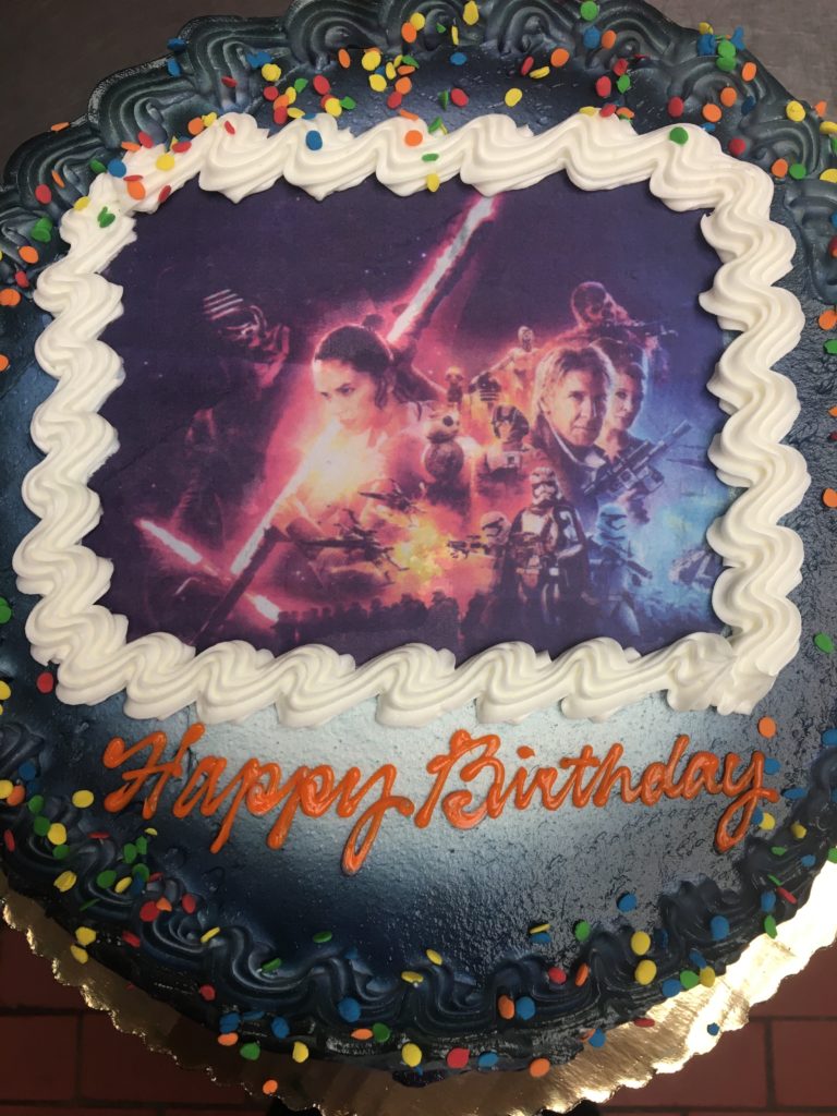 Star Wars birthday cake
