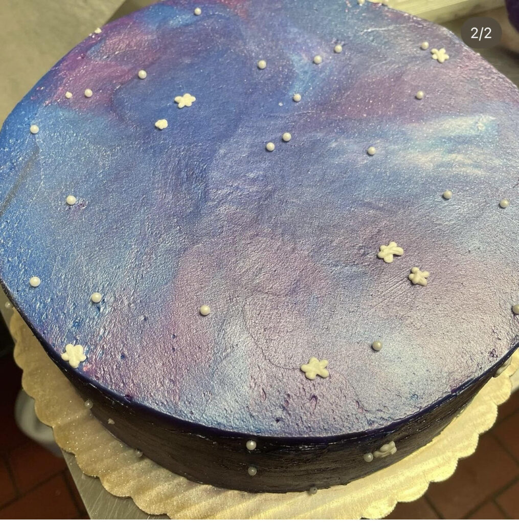 Galaxy cake